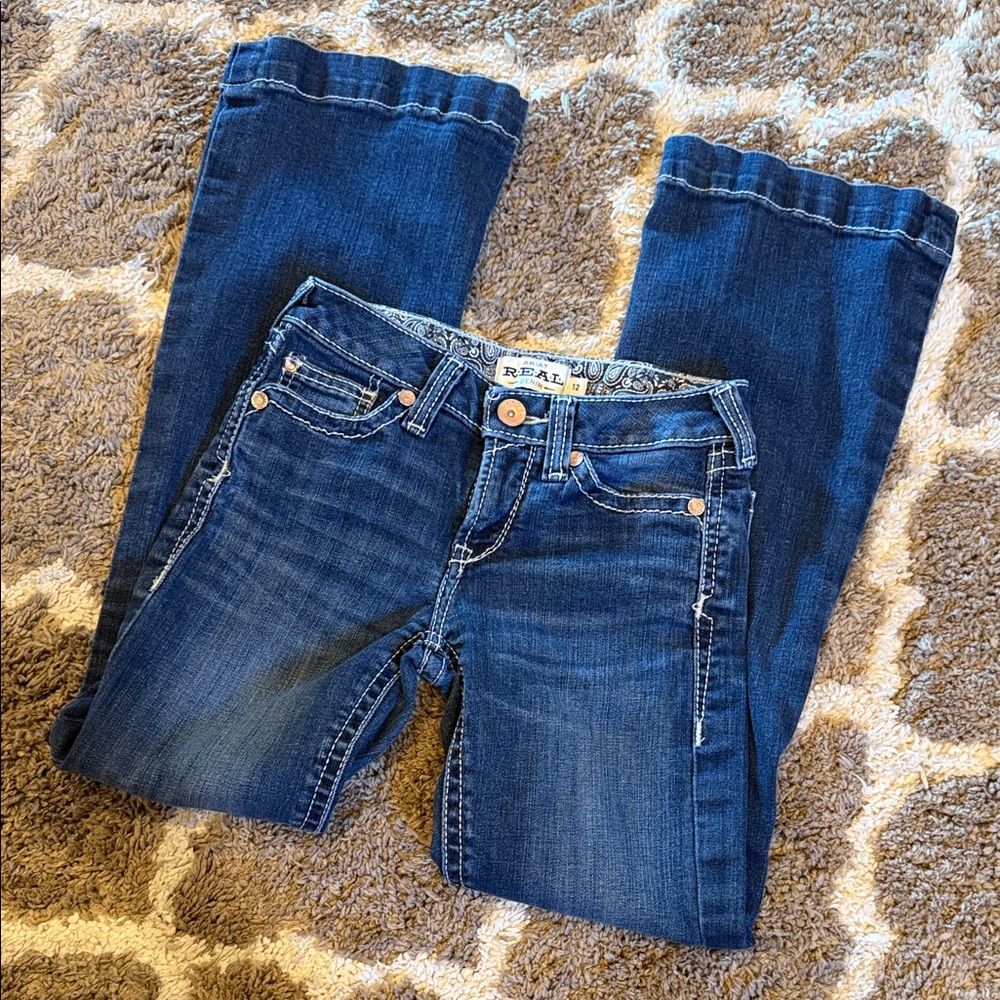 ARIAT Youth size 12 Blue Denim Jeans
